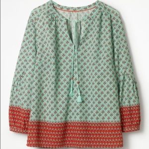 Boden Boho Gauzy Top